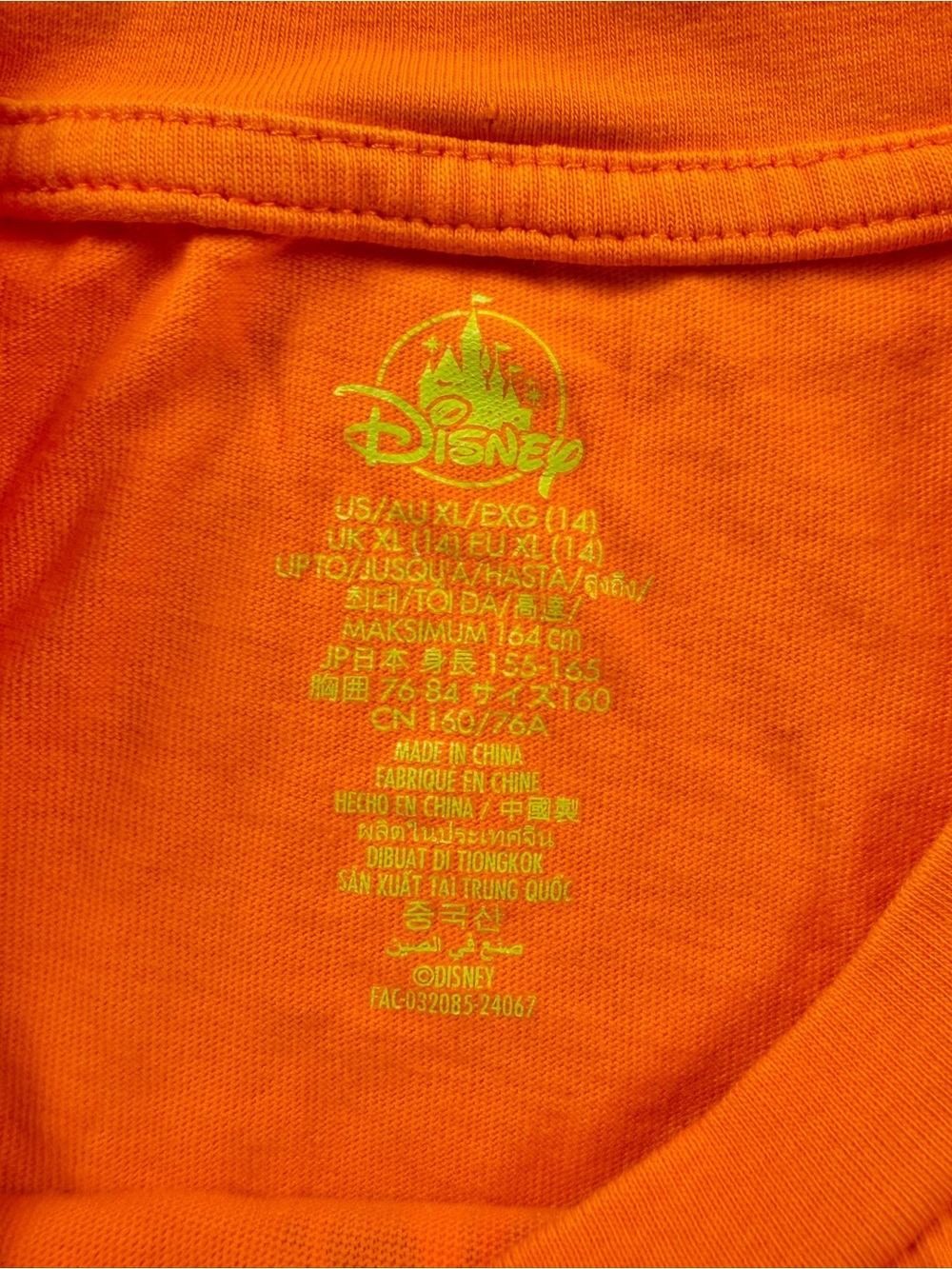 Disney Parks Happy Halloween Minnie Mouse Figaro Pumpkin Blouse Youth XL - Picture 3 of 8